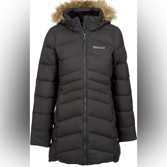 MARMOT Women's Montreal Mid-Thigh Length Down Puffer Coat - Picture 3 of 5